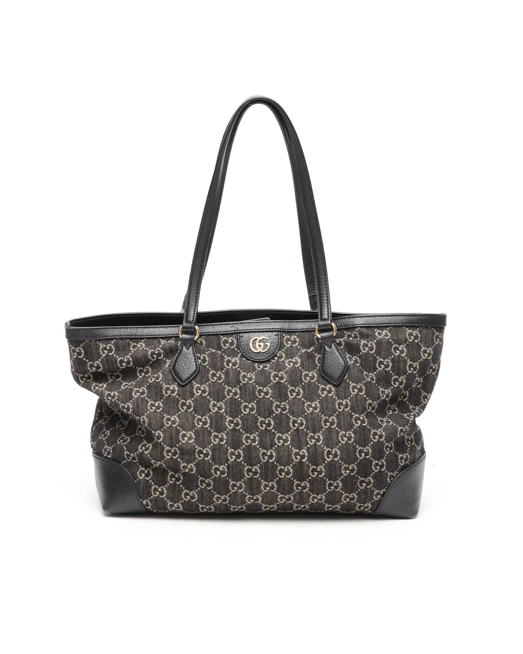 GUCCI GG Jacquard Denim Ophidia Shopping Tote