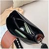 Casual Handbag with Wide Strap, Luxury Women's Shoulder Bags, PU Leather Crossbody Bag (Color: Khaki, Size: 9 * 7 * 5 inch) Brand: EKLART