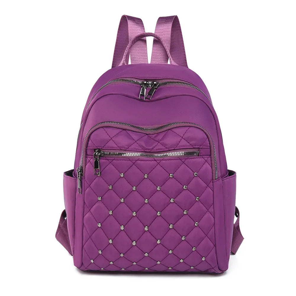 PU Leather Fashion Backpack for Women - Collage Backpack For Girls - Black Backpack for Girls- Shoulder Bag
