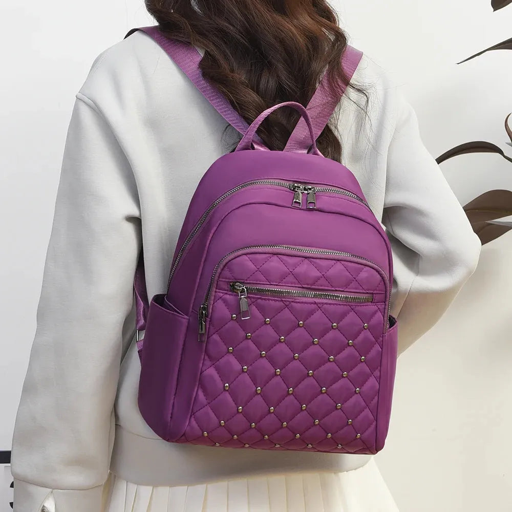 PU Leather Fashion Backpack for Women - Collage Backpack For Girls - Black Backpack for Girls- Shoulder Bag