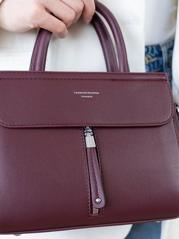 Women Hand Bags PU Faux Leather Top Handel Bags Shoulder Bag For Girls Ladies Hand Bag For Party Bridals Bags