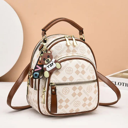 Brand Luxury Backpacks Soft Leather Waterproof Bagpack Preppy Style Young Student Bags Multifunction Mochilas Feminina Sac A Dos