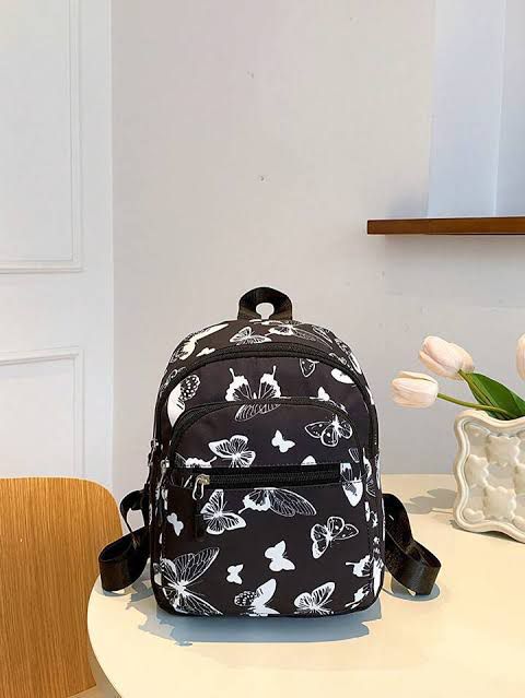 Title: 🦋 Cute Butterfly Print Mini Backpack for Girls &amp; Women